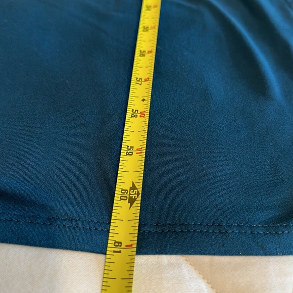 Mother Bee Maternity S dark teal maxi dress NWT - Picture 9 of 9